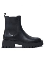 MICHAEL Michael Kors Sztyblety 40F4ASFE6L Czarny. Czarne botki damskie MICHAEL Michael Kors, ze skóry, bez obcasa, na płaskiej podeszwie, bez zapięcia. Za 679.99 zł.