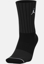 Skarpety sportowe Nike Jordan 3-pack. Czarne skarpety męskie Nike, bez wzorów, z materiału. Za 82.99 zł.