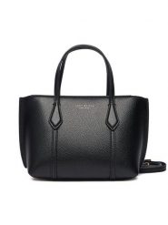 Tory Burch Torebka Perry Mini Tote 175548 Czarny. Czarne torebki do ręki damskie Tory Burch, bez wzorów, ze skóry, bez dodatków. Za 1,489.00 zł.