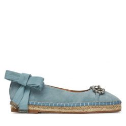 Espadryle Alma En Pena. Niebieskie espadryle damskie Alma en Pena, bez wzorów, bez obcasa, bez zapięcia. Za 419.99 zł.