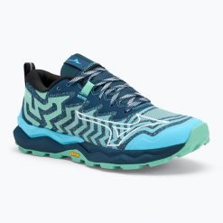 Buty do biegania damskie Mizuno Wave Daichi 8. Zielone obuwie sportowe damskie Mizuno, bez wzorów, do biegania, mizuno wave. Za 659.99 zł.