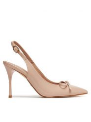 DeeZee Szpilki GAO-35547-8 Różowy. Czerwone szpilki damskie DeeZee, bez wzorów, ze skóry, bez obcasa, bez zapięcia. Za 139.99 zł.