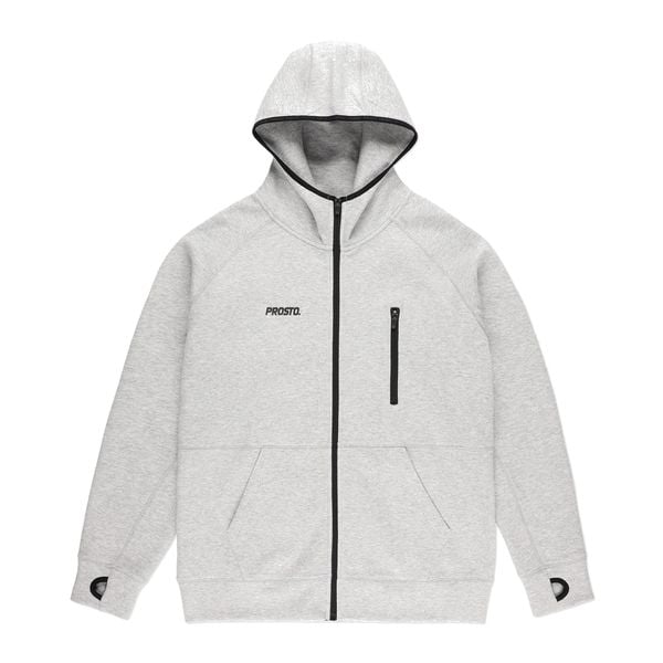 Bluza męska PROSTO Tech Zip Zip Hoodie Speedy. Szare bluzy męskie Prosto., m, bez wzorów, z bawełny, bez kaptura. Za 209.99 zł.