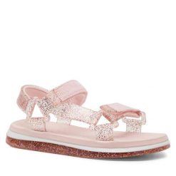 Sandały Nelli Blu. Czerwone sandały dziewczęce Nelli Blu, bez zapięcia. Za 89.99 zł.