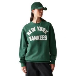 Bluza New Era MLB Graphic New York Yankees. Zielone bluzy męskie New Era, m, bez wzorów, bez kaptura. Za 375.00 zł.