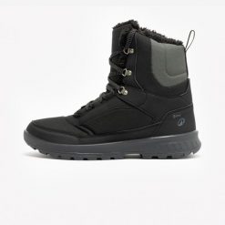 Buty turystyczne męskie Quechua NH100 Warm wodoodporne. Czarne trekkingi męskie QUECHUA, na jesień, przed kolano, trekkingowe. Za 179.99 zł.