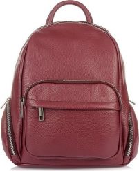 Vera Pelle Włoski Plecak Skórzany damski Skóra Naturalna U21. Plecaki damskie Vera Pelle, bez wzorów, ze skóry. Za 329.99 zł.