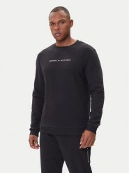 Tommy Hilfiger Bluza UM0UM03666 Czarny Regular Fit. Czarne bluzy męskie Tommy Hilfiger, m, bez wzorów, z bawełny, bez kaptura. Za 219.99 zł.