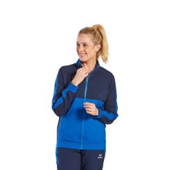 Damska marynarka do prezentacji Erima Six Wings. Niebieskie bluzy sportowe damskie Erima, l, bez wzorów, bez kaptura, do piłki ręcznej. W wyprzedaży za 242.00 zł.