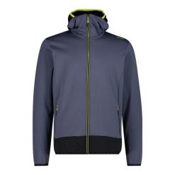 Bluza męska rowerowa CMP 34E1697. Szare bluzy sportowe męskie CMP, m, bez wzorów, z tkaniny, z kapturem, trekkingowe. Za 487.30 zł.