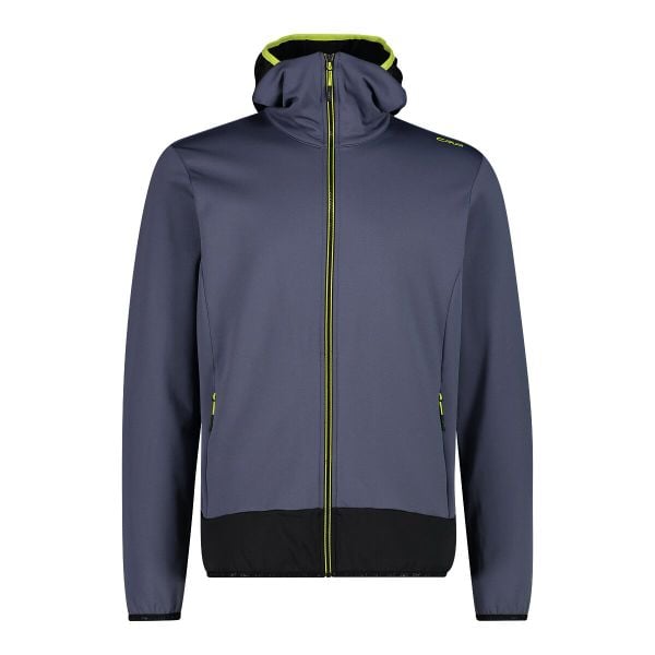 Bluza męska rowerowa CMP 34E1697. Szare bluzy męskie CMP, m, bez wzorów, z tkaniny, z kapturem. Za 380.00 zł.