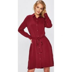 Answear - Sukienka Orient Express. Niebieskie sukienki damskie ANSWEAR, l, bez wzorów, z materiału, casualowe, bez kołnierzyka, bez ramiączek. W wyprzedaży za 99.90 zł.