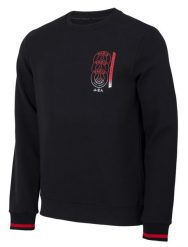 Bluza PSG Męska. Czarne bluzy męskie PARIS SAINT GERMAIN, m, bez wzorów, z bawełny, bez kaptura. Za 209.99 zł.