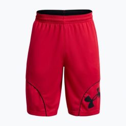 Spodenki koszykarskie męskie Under Armour Perimeter 11''. Czerwone krótkie spodenki sportowe męskie Under Armour, m, bez wzorów, do koszykówki. Za 139.99 zł.