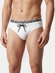 Emporio Armani Kąpielówki EM000582 AF20432 U0002 Biały. Białe kąpielówki męskie Emporio Armani, m, bez wzorów, z syntetyku. Za 299.99 zł.