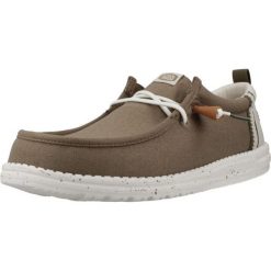 Buty HEY DUDE WALLY SUMMER LINEN Zielony. Zielone trekkingi męskie Hey dude, trekkingowe. Za 249.99 zł.