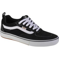 Buty Vans Twill Kyle Walker VN0A5JIE87C1 czarne. Czarne trampki męskie bez wzorów, z gumy, bez zapięcia. Za 377.06 zł.