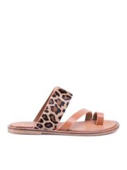 Sergio Bardi Japonki SB-50-09-000472 Brązowy. Brązowe klapki damskie Sergio Bardi, bez wzorów, ze skóry, bez obcasa. Za 99.99 zł.