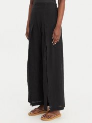 Banana Moon Spodnie materiałowe Stefa Cameron MWW01 Czarny Regular Fit. Czarne spodnie materiałowe damskie Banana Moon, xl, bez wzorów, z bawełny. Za 409.99 zł.