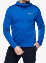 Bluza z kapturem męska Montane Fury Lite Hoodie. Niebieskie bluzy męskie Montane, l, bez wzorów, z materiału, z kapturem. Za 500.30 zł.