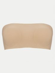 Chantelle Biustonosz bezfiszbinowy Soft Stretch C16A30 Beżowy. Brązowe biustonosze Chantelle, bez wzorów, z syntetyku. Za 149.99 zł.