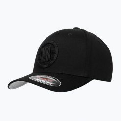 Czapka z daszkiem Pitbull Full Cap 3D "Logo". Czarne czapki i kapelusze męskie PITBULL, na wiosnę, bez wzorów. Za 129.99 zł.