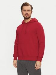 Tommy Hilfiger Bluza Essential MW0MW37235 Czerwony Regular Fit. Czerwone bluzy męskie Tommy Hilfiger, m, bez wzorów, z bawełny, bez kaptura. Za 309.99 zł.