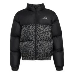 Kurtka dziewczęca adidas imprimé intégral. Czarne kurtki i płaszcze dla dziewczynek Adidas, bez wzorów, z poliesteru, krótkie, bez kaptura. Za 457.99 zł.