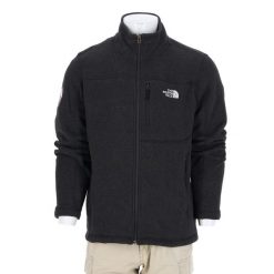 Second life - The North Face kurtka polarowa męska - Jak nowy. Czarne kurtki męskie The North Face, l, bez wzorów, z polaru, eleganckie, bez kaptura. Za 170.36 zł.