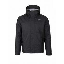 Kurtka Membranowa Męska ESSENCE STX BL. Czarne kurtki męskie Bergson, l, bez wzorów, z materiału, z kapturem. Za 399.00 zł.
