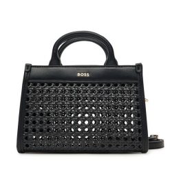 Torebka BOSS. Czarne torebki do ręki damskie Boss, bez wzorów, klasyczne, bez dodatków. Za 369.99 zł.