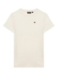 Napapijri T-Shirt Salis NP0A4GEH Biały Regular Fit. Białe t-shirty dla chłopców Napapijri, bez wzorów, z bawełny, bez ramiączek. Za 98.99 zł.