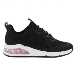 Buty do chodzenia damskie Skechers Uno 2. Czarne obuwie sportowe damskie Skechers, bez wzorów, z materiału, trekkingowe. Za 381.00 zł.