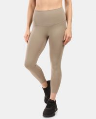 Damskie legginsy Kilpi Rivian. Zielone legginsy damskie Kilpi, s, bez wzorów, z materiału, z obniżonym stanem, do biegania. Za 215.49 zł.