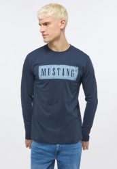 MUSTANG Adrian C Print MĘSKA KOSZULKA Z DŁUGIM RĘKAWEM Outer Space 1013540 5330. Bluzki z długim rękawem męskie Mustang, l, bez wzorów, bez kołnierzyka. Za 99.99 zł.