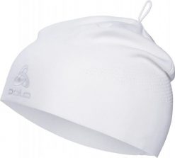 Czapka do biegania techniczna Odlo Move Light Hat. Białe czapki i kapelusze męskie Odlo, na zimę, bez wzorów, z dzianiny. Za 173.00 zł.