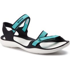 Sandały CROCS - Swiftwater Webbing Sandal W 204804 Pool/White. Klapki damskie marki Crocs. Za 199.00 zł.