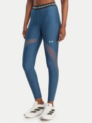 Under Armour Legginsy HeatGear® 6010009 Granatowy Slim Fit. Niebieskie legginsy sportowe damskie Under Armour, m, bez wzorów, z syntetyku, na fitness i siłownię. Za 199.99 zł.