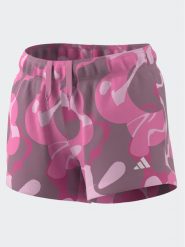 Adidas Szorty sportowe IJ9589 Różowy Regular Fit. Czerwone spodenki dla dziewczynek Adidas, bez wzorów, z syntetyku, sportowe. Za 149.99 zł.