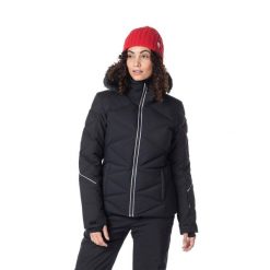 Kurtka narciarska Rossignol W Staci czarna. Czarne kurtki snowboardowe damskie Rossignol, na zimę, xs, z aplikacjami, z materiału, z kapturem, narciarskie. Za 1,459.00 zł.