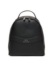 Armani Exchange Plecak XW000924 AF13676 UC001 Czarny. Czarne plecaki damskie Armani Exchange, bez wzorów, ze skóry. Za 659.99 zł.