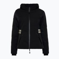 Kurtka narciarska damska EA7 Emporio Armani Kitzbuhel Protectum Thermore. Czarne kurtki damskie EA7 Emporio Armani, na zimę, l, bez wzorów, z elastanu, bez kaptura. Za 1,999.00 zł.