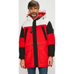 Tommy Hilfiger - Kurtka. Czerwone kurtki męskie Tommy Hilfiger, l, bez wzorów, z materiału, bez kaptura. W wyprzedaży za 1,399.00 zł.