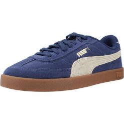 Puma Buty Club Ii Era Suede 40071711. Niebieskie eleganckie półbuty Puma, z gumy, eleganckie, bez zapięcia. Za 199.00 zł.