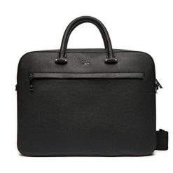 Torba na laptopa BOSS. Czarne torby na laptopa męskie Boss, bez wzorów. Za 759.99 zł.
