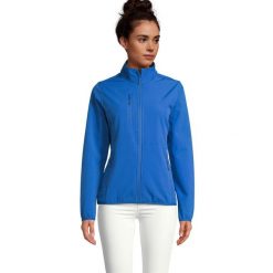 Damska Kurtka Soft Shell Falcon Zapinana Na Zamek Błyskawiczny. Niebieskie kurtki damskie SOL'S, s, bez wzorów, bez kaptura. Za 228.99 zł.
