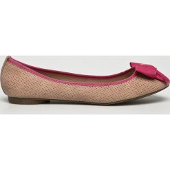 Corina - Baleriny. Szare baleriny damskie Corina, z gumy. W wyprzedaży za 79.90 zł.