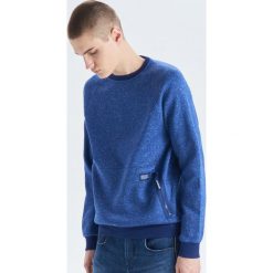 Sweter o kroju bluzy - Niebieski. Swetry przez głowę męskie marki Cropp. Za 99.99 zł.