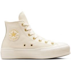 Sneakers Converse Chuck Taylor As Lift. Brązowe trampki i tenisówki damskie Converse, bez wzorów, ze skóry ekologicznej, bez zapięcia. Za 444.84 zł.