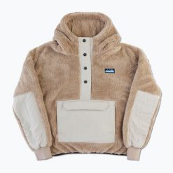 Bluza polarowa damska KAVU Moon Ridge. Brązowe bluzy damskie KAVU, bez wzorów, z polaru, bez kaptura. Za 389.99 zł.